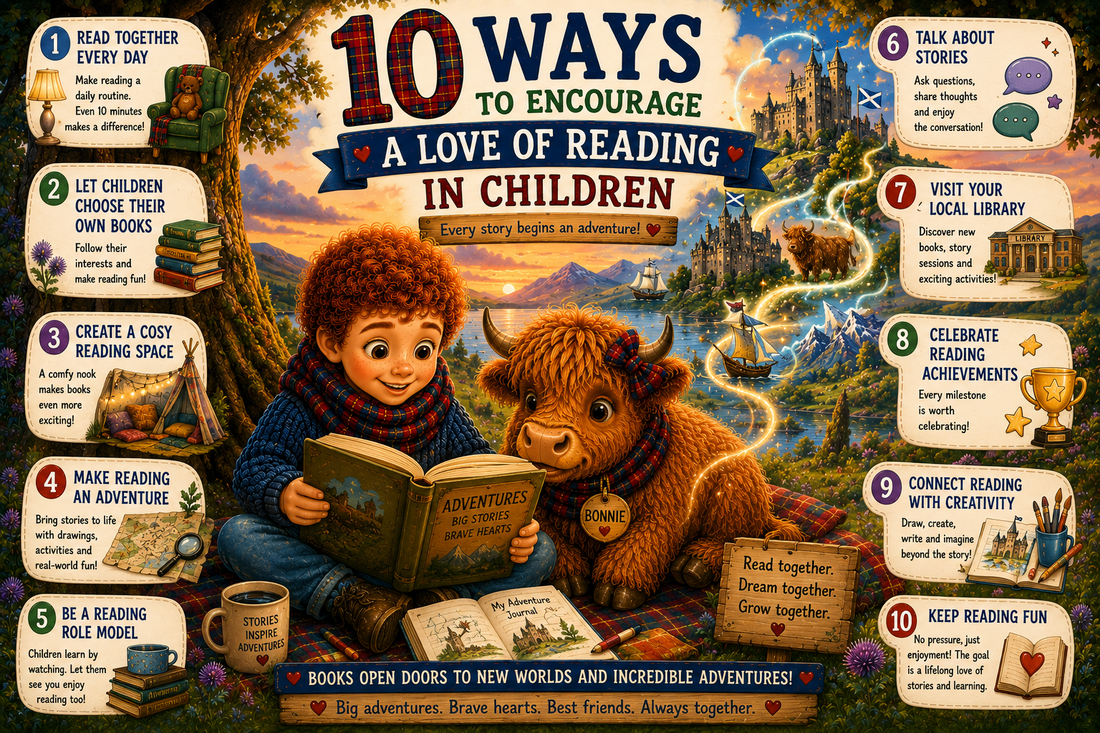 10 Simple Ways to Encourage a Love of Reading in Children